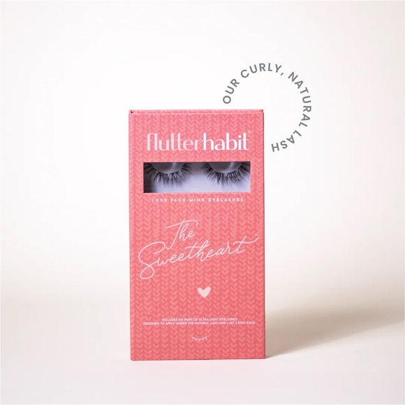 NIB Brand New Flutterhabit The Sweetheart Eyelash Extensions False Eyelashes - Picture 1 of 5